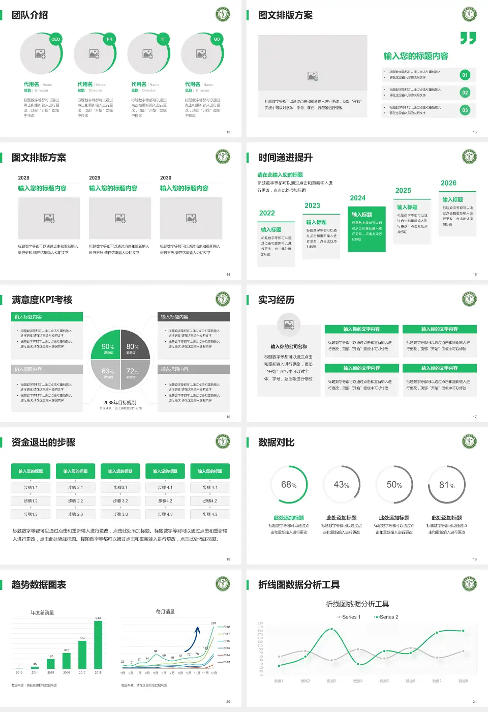 贵州省骨科医院培训与教育PPT模板16:9格式幻灯片预览图3