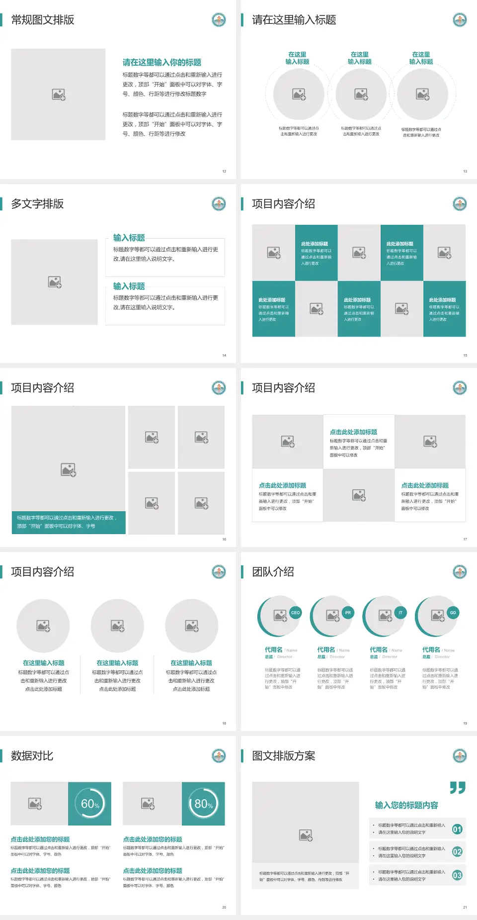 遵义医科大学附属医院品管圈PDCA演示专用PPT模板4:3格式幻灯片预览图3
