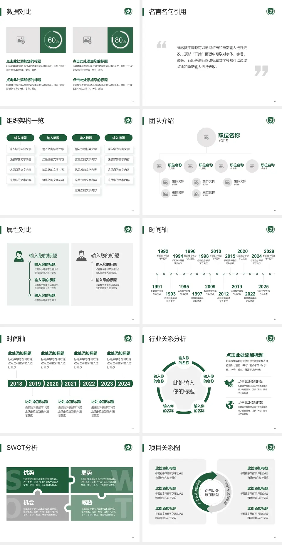 贵州医科大学附属医院医院简介/日常通用PPT模板4:3格式幻灯片预览图4