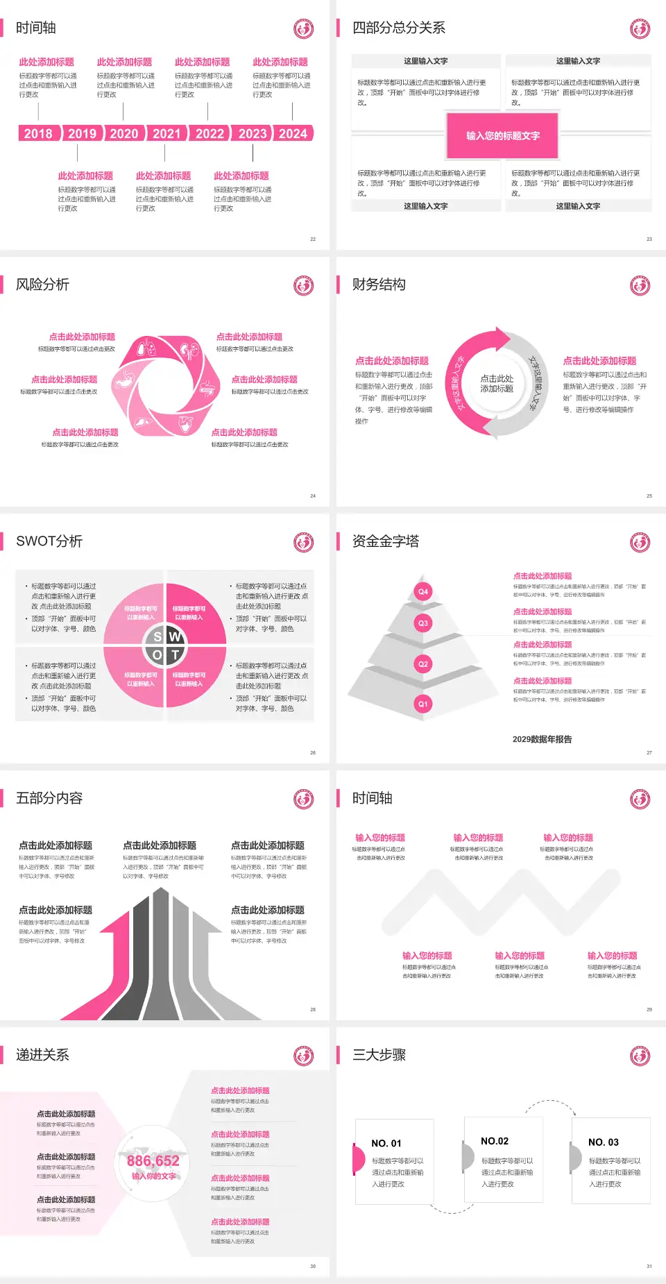 铜仁市妇幼保健院患者教育与指导PPT模板4:3格式幻灯片预览图4