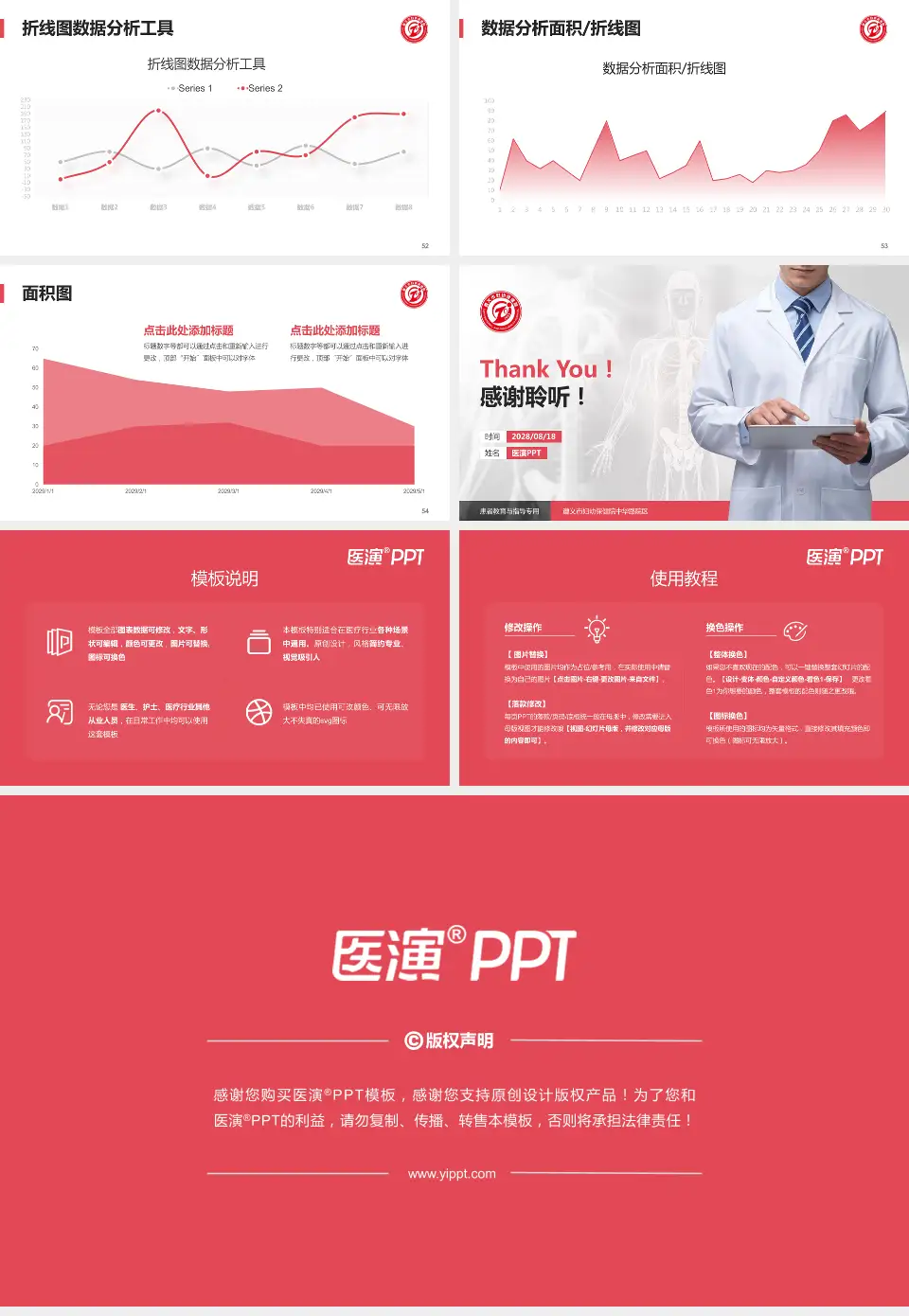 遵义市妇幼保健院中华路院区患者教育与指导PPT模板16:9格式幻灯片预览图7