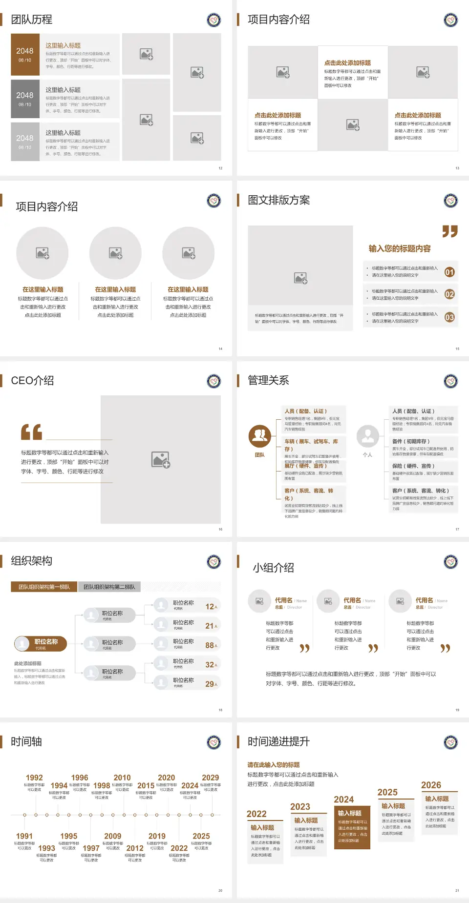 黔南州中医医院医院管理报告PPT模板4:3格式幻灯片预览图3