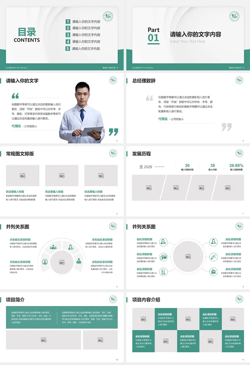 铜仁地区人民医院医院管理报告PPT模板16:9格式幻灯片预览图2