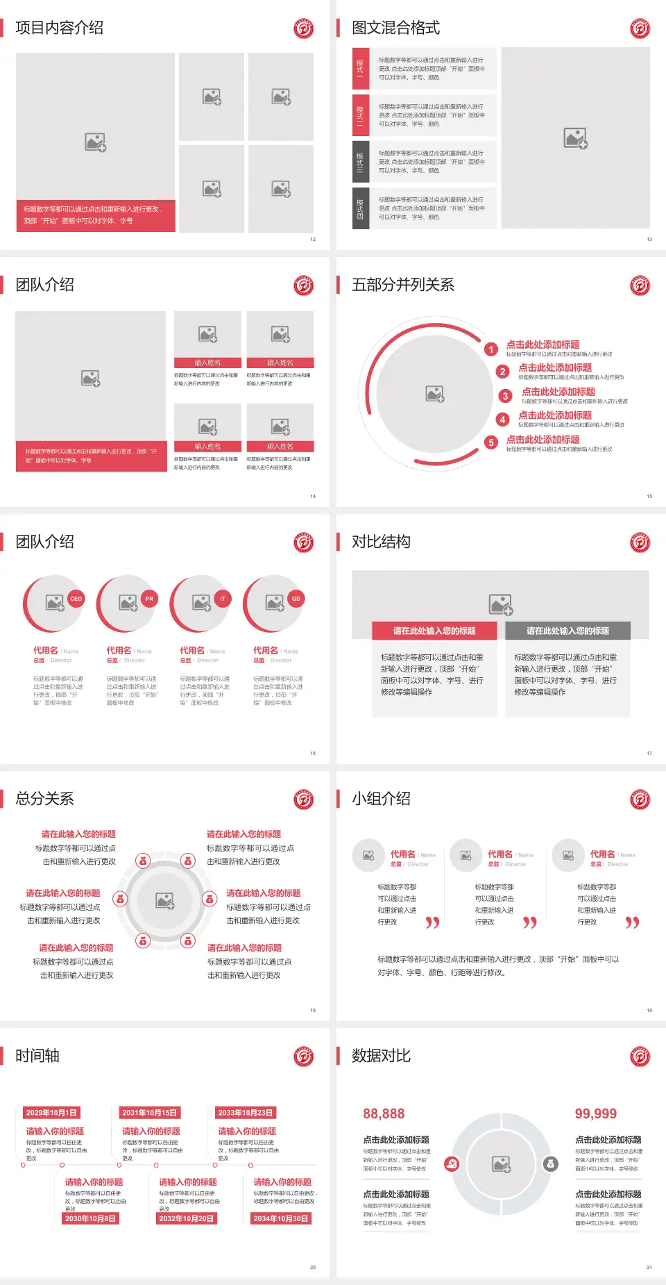 遵义市妇幼保健院医疗知识普及PPT模板4:3格式幻灯片预览图3
