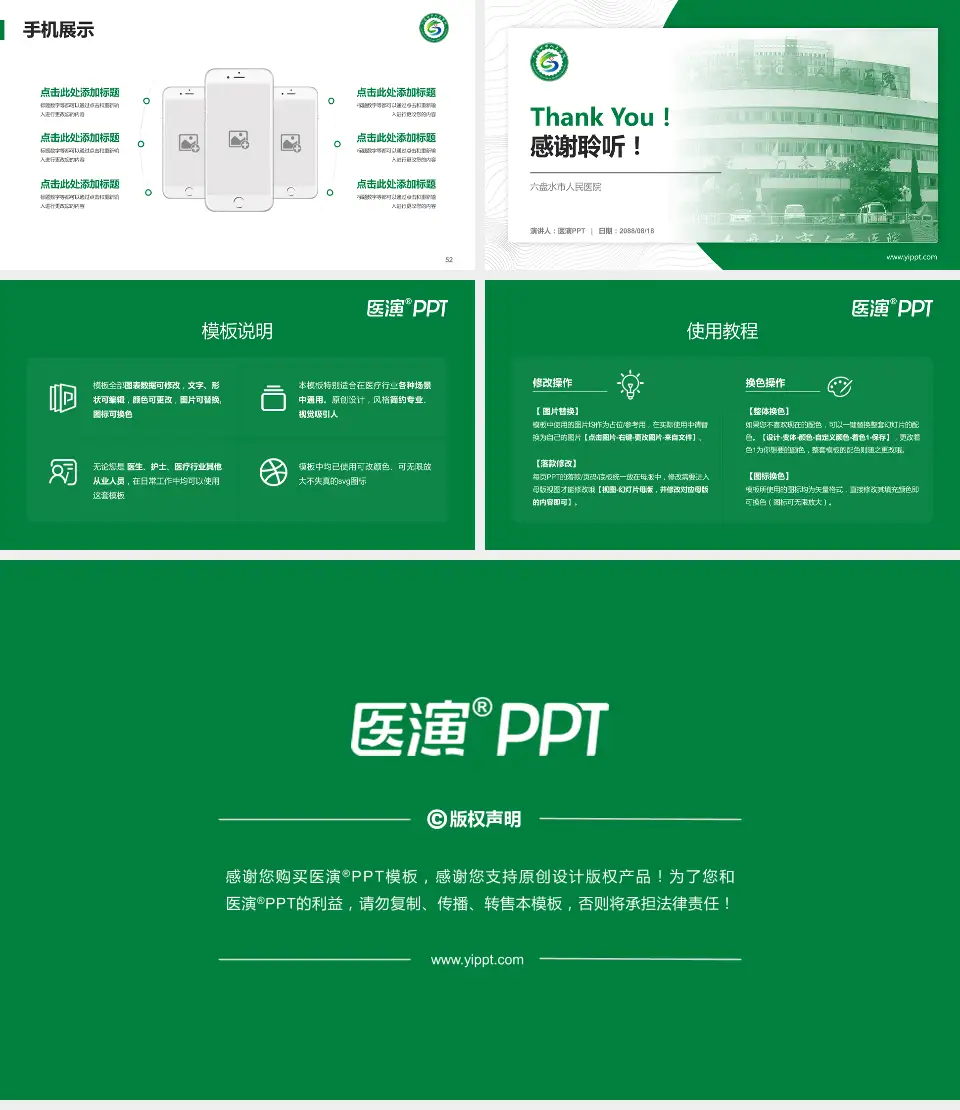 六盘水市人民医院医院管理报告PPT模板16:9格式幻灯片预览图7