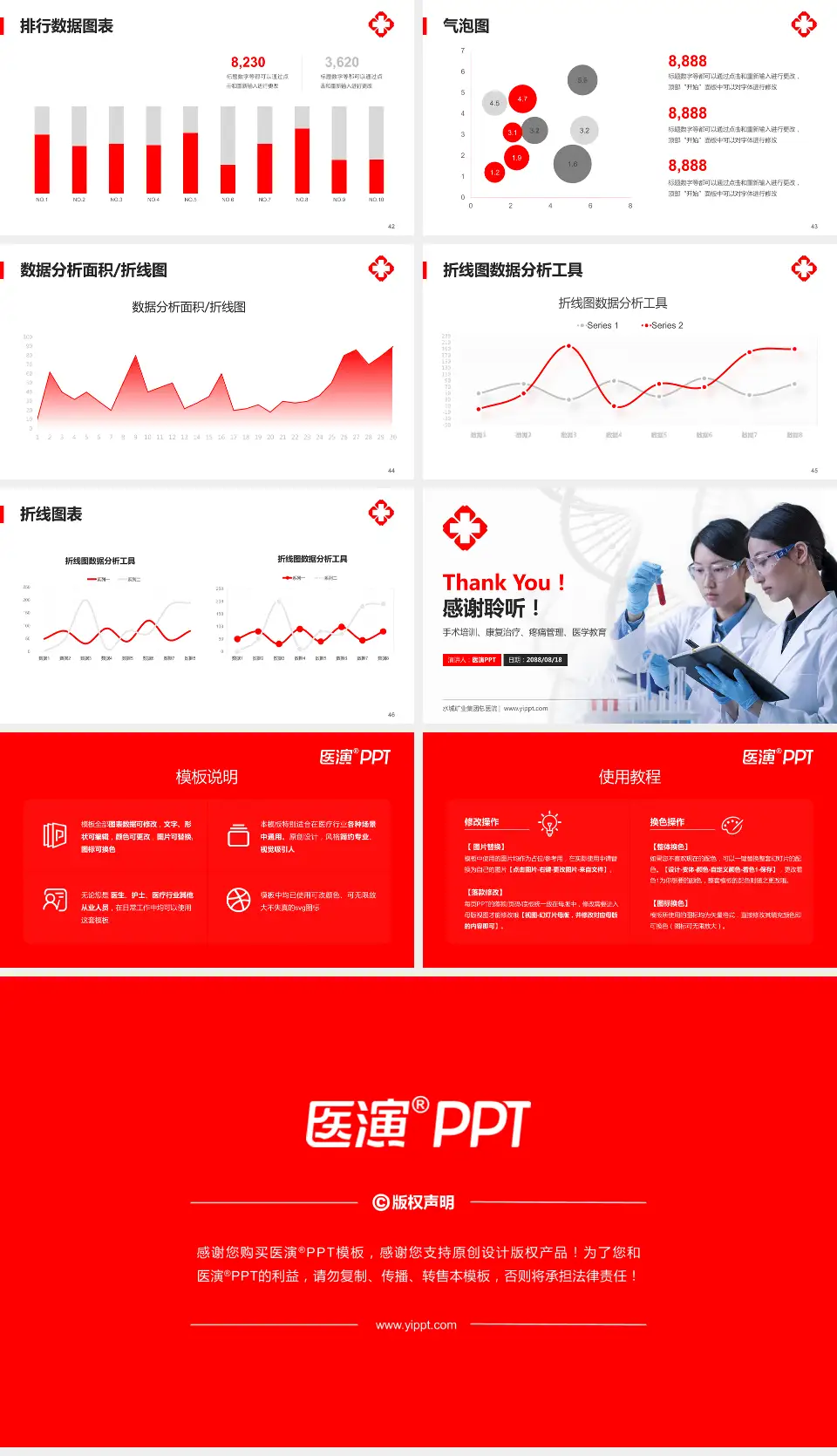 水城矿业集团总医院科研成果展示PPT模板16:9格式幻灯片预览图6