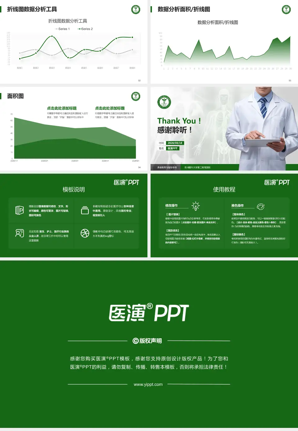 贵州医科大学第二附属医院患者教育与指导PPT模板16:9格式幻灯片预览图7