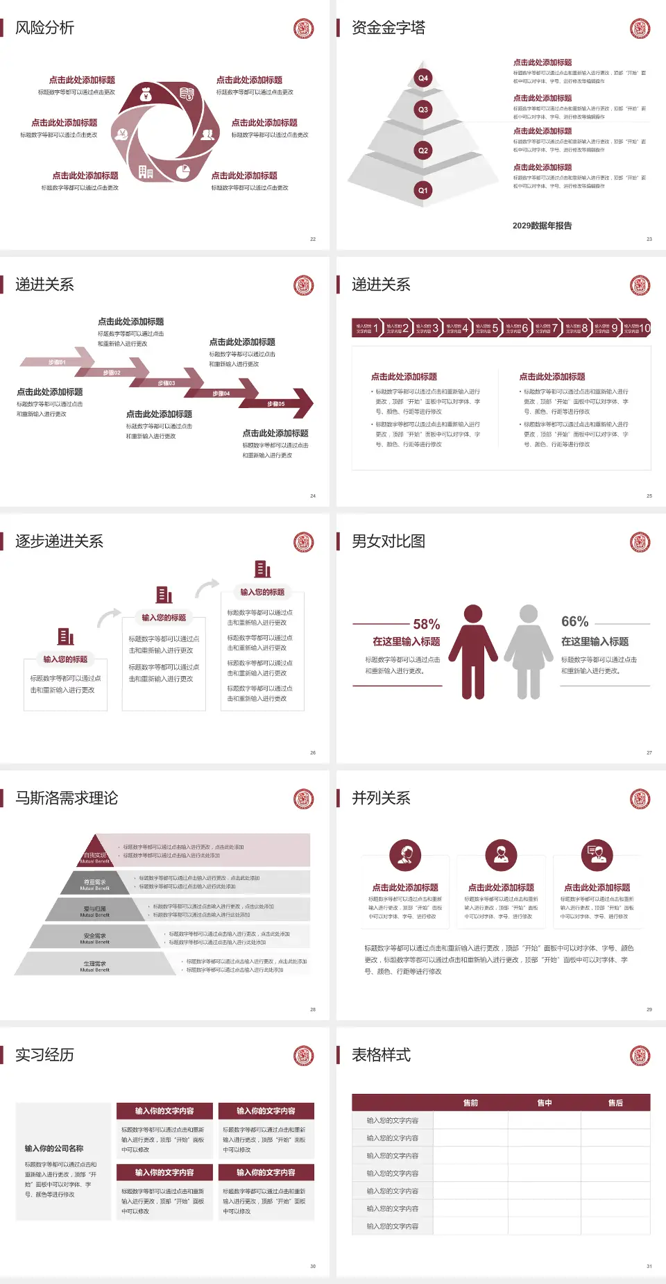 德江县民族中医院项目申请与汇报PPT模板4:3格式幻灯片预览图4