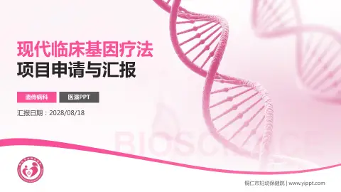 铜仁市妇幼保健院项目申请与汇报PPT模板