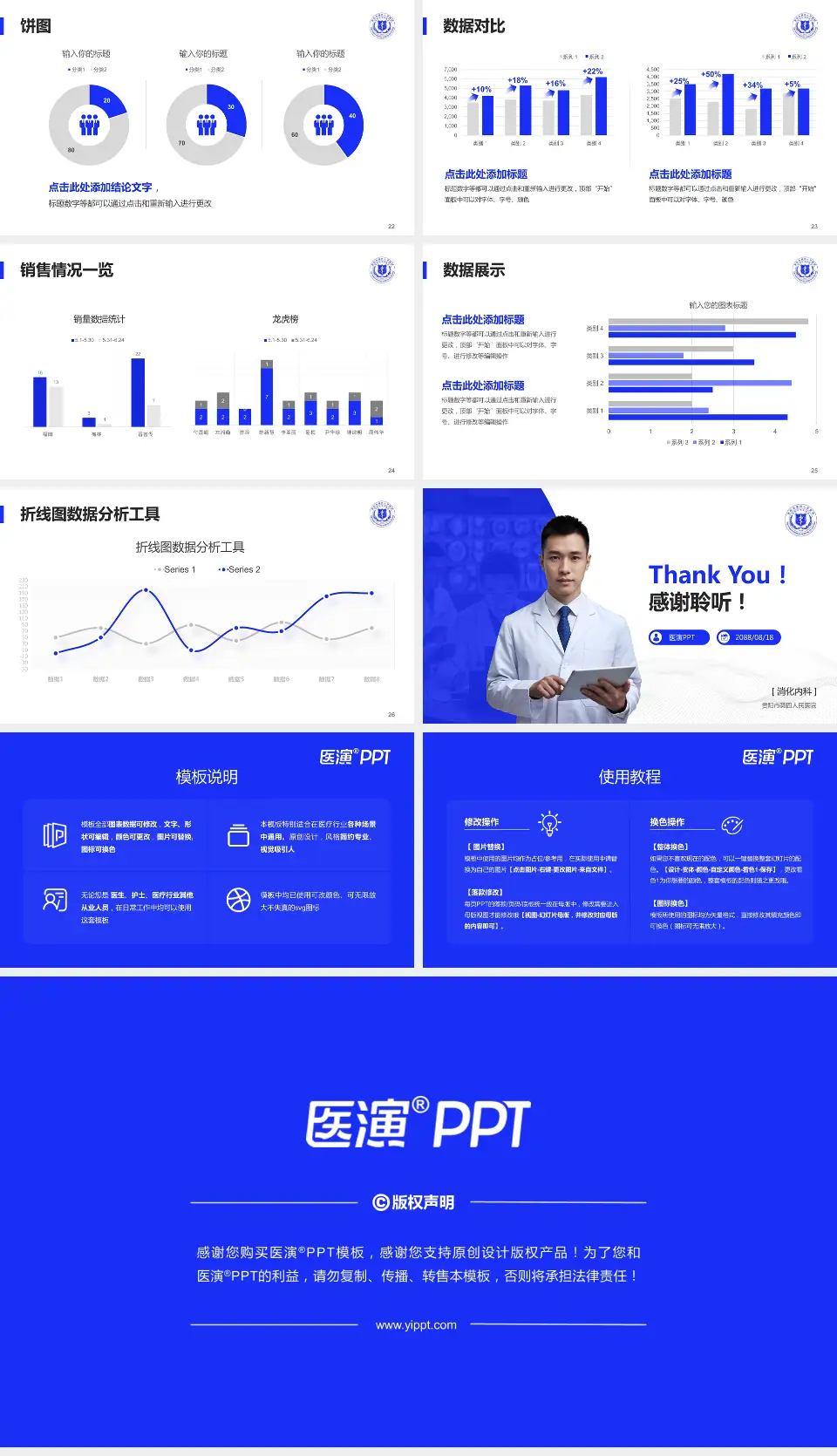 贵阳市第四人民医院病例分享与讨论PPT模板16:9格式幻灯片预览图4
