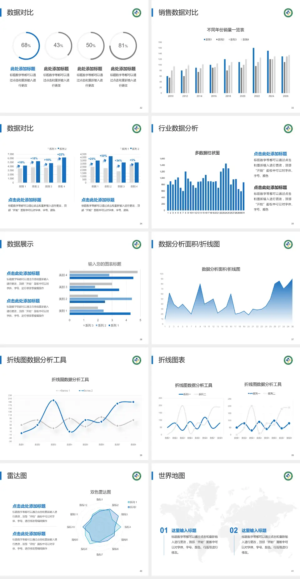 遵义医学院附属口腔医院会议与研讨会PPT模板4:3格式幻灯片预览图5