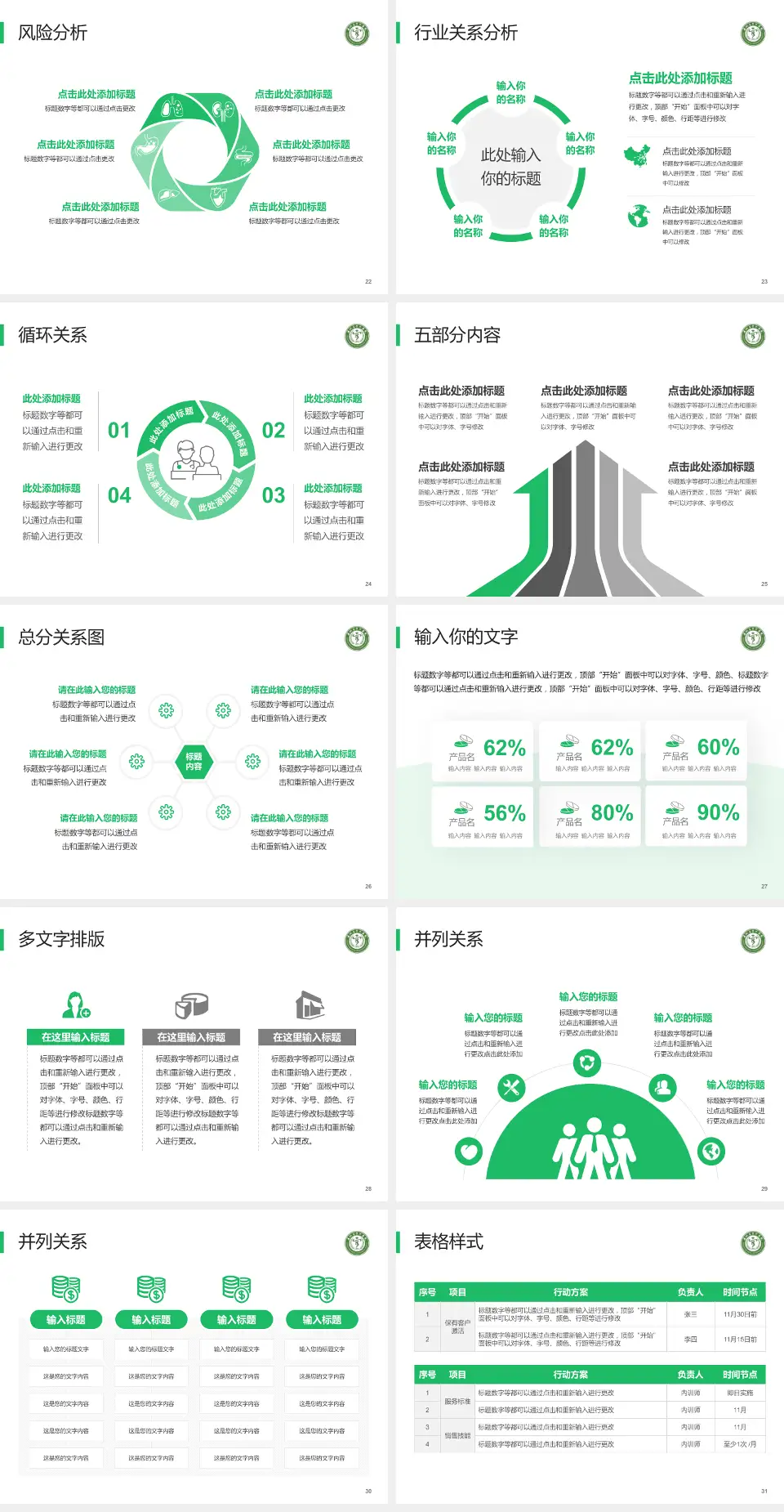 贵州省骨科医院科室介绍与推广PPT模板4:3格式幻灯片预览图4