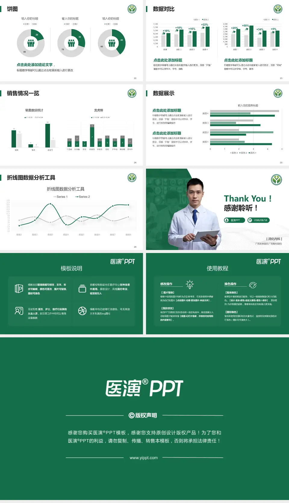 广西龙潭医院(广西胸科医院)病例分享与讨论PPT模板16:9格式幻灯片预览图4