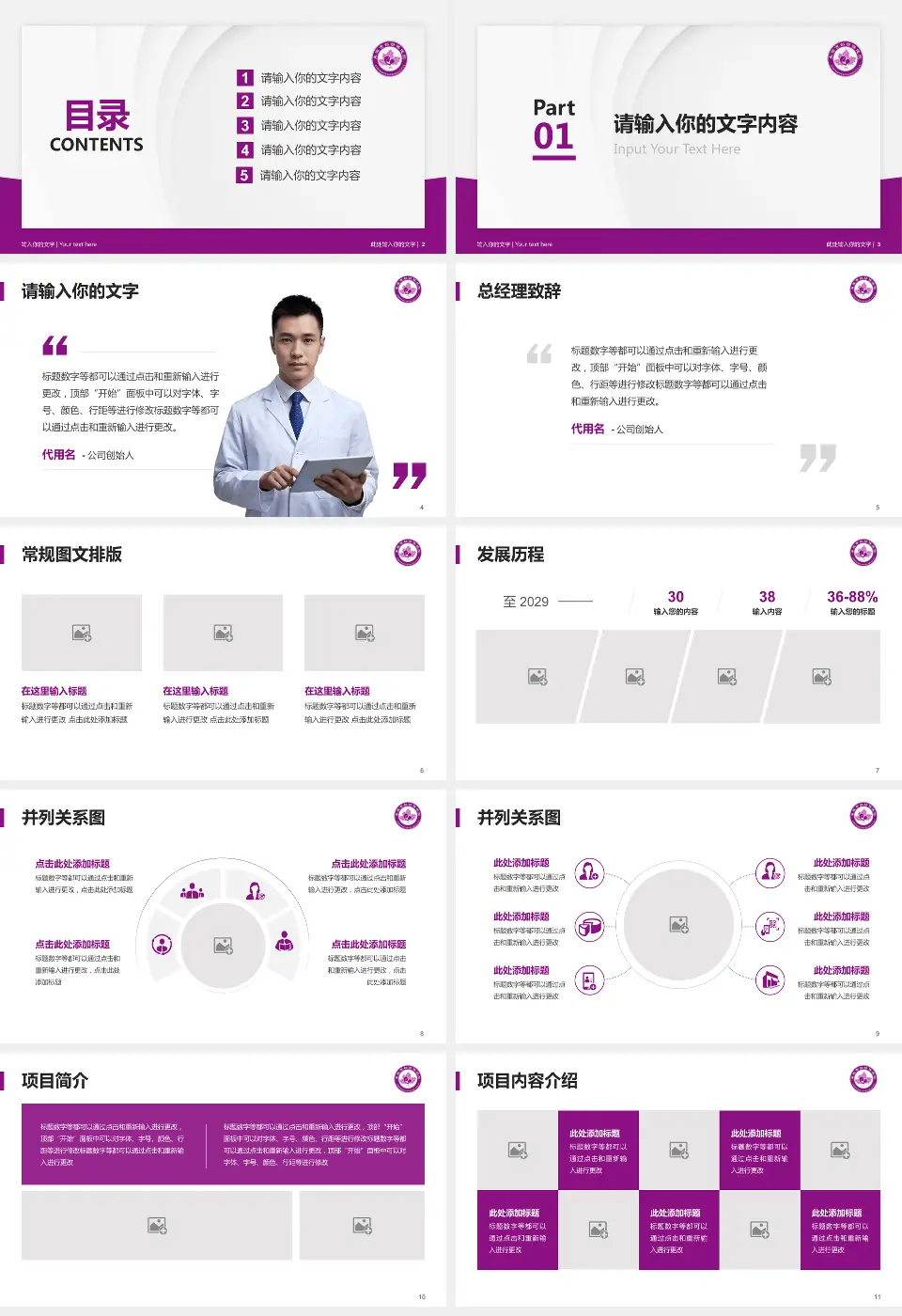 来宾市妇幼保健院医院管理报告PPT模板16:9格式幻灯片预览图2