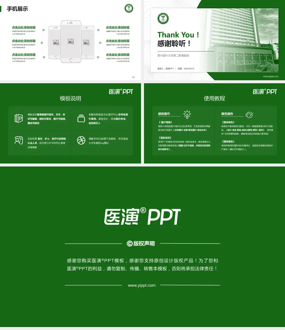 贵州医科大学第二附属医院医院管理报告PPT模板16:9格式幻灯片预览图7