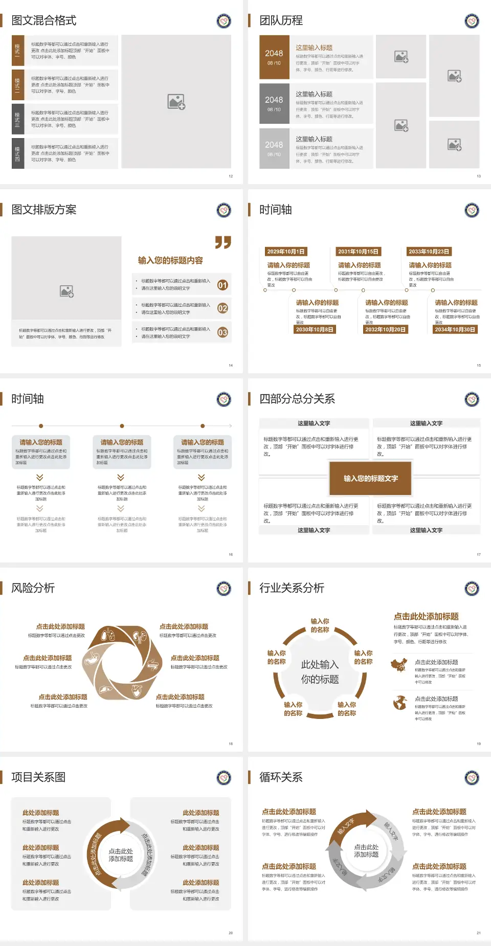 黔南州中医医院项目申请与汇报PPT模板4:3格式幻灯片预览图3