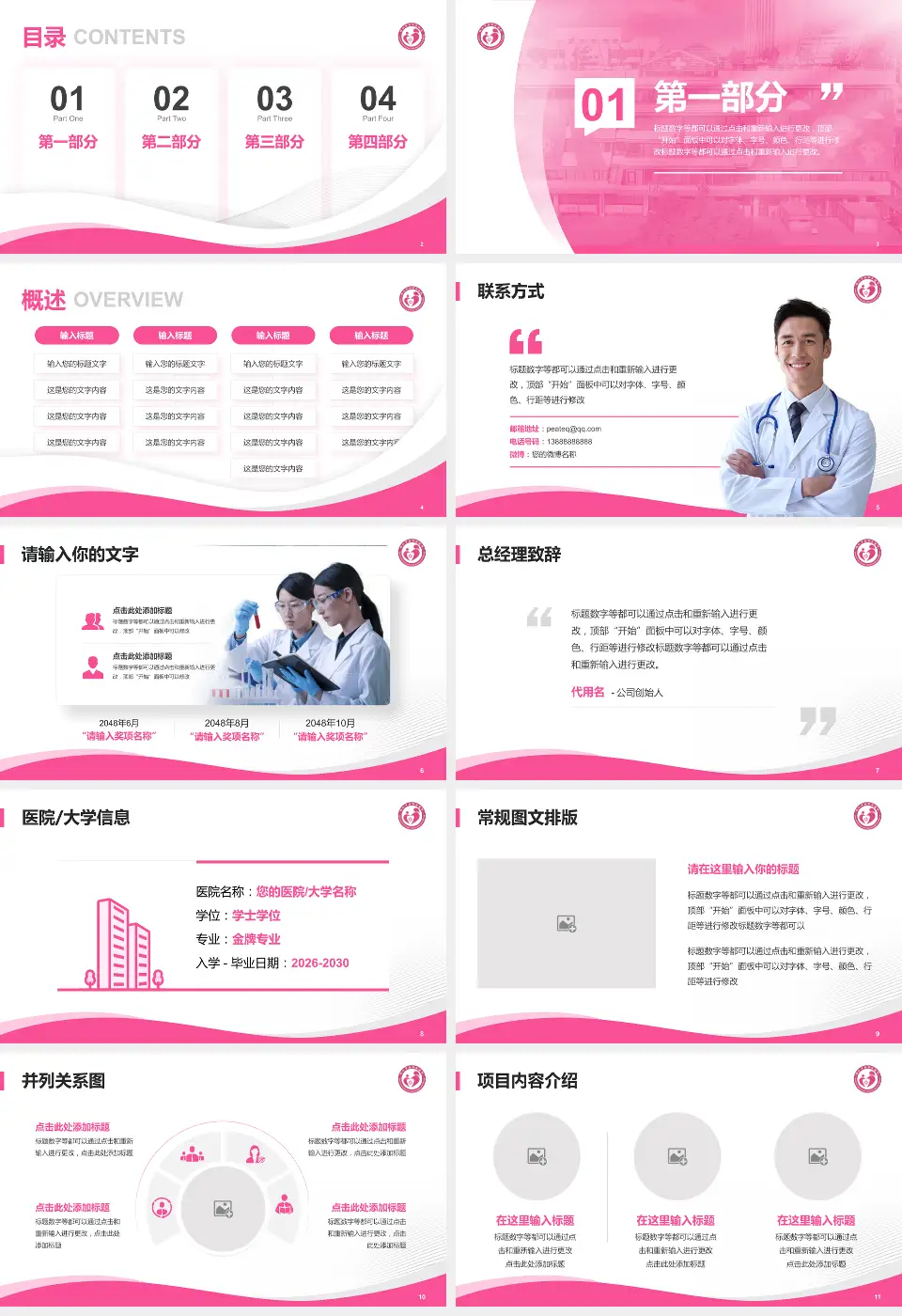 铜仁市妇幼保健院会议与研讨会PPT模板16:9格式幻灯片预览图2