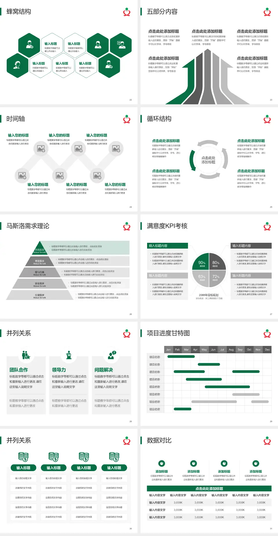 文昌市人民医院医疗知识普及PPT模板4:3格式幻灯片预览图4