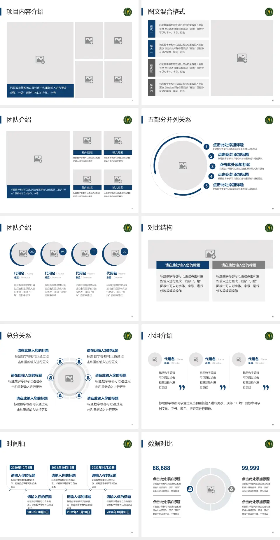 贵州省人民医院医疗知识普及PPT模板4:3格式幻灯片预览图3