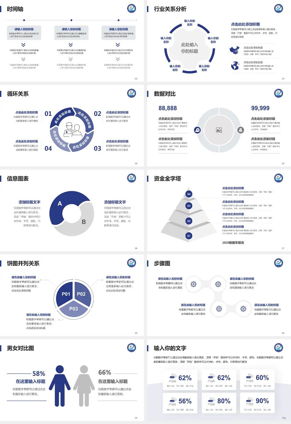 清镇市第一人民医院医院管理报告PPT模板16:9格式幻灯片预览图4