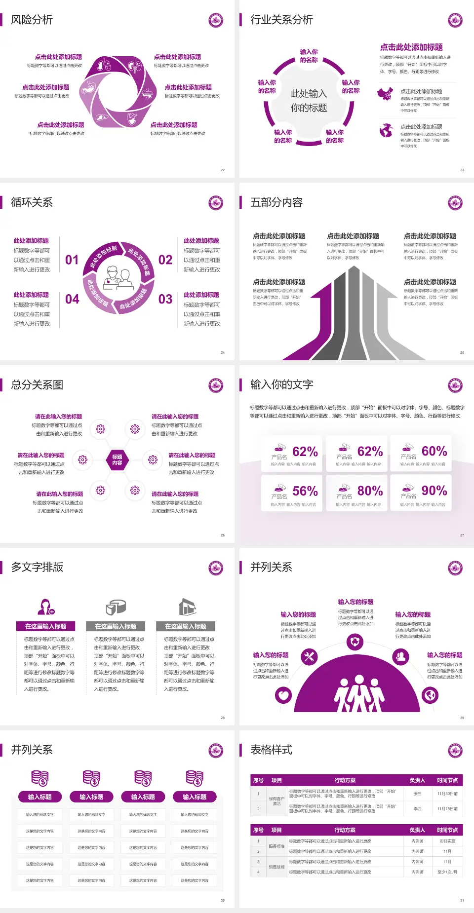 来宾市妇幼保健院科室介绍与推广PPT模板4:3格式幻灯片预览图4