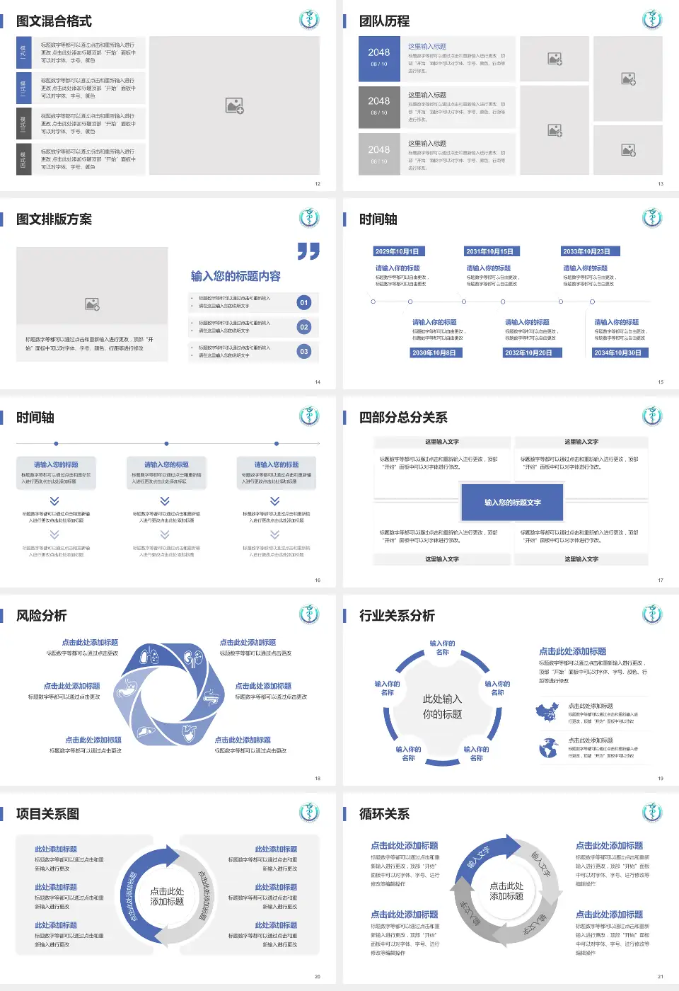遵义医科大学第二附属医院项目申请与汇报PPT模板16:9格式幻灯片预览图3