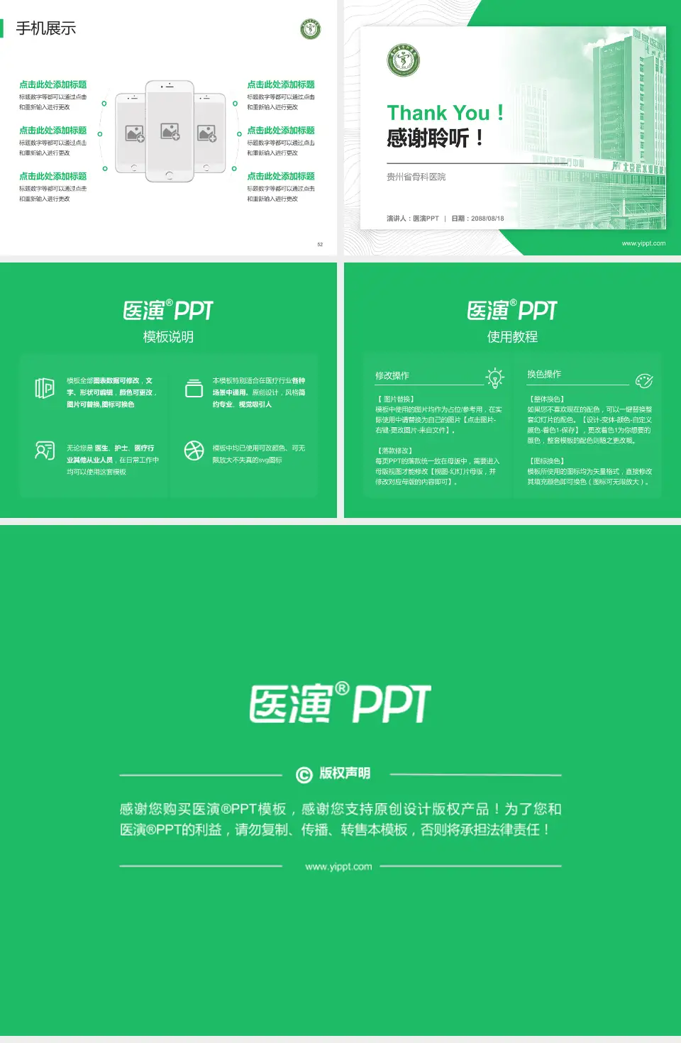 贵州省骨科医院医院管理报告PPT模板4:3格式幻灯片预览图7
