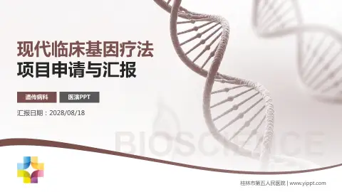 桂林市第五人民医院项目申请与汇报PPT模板