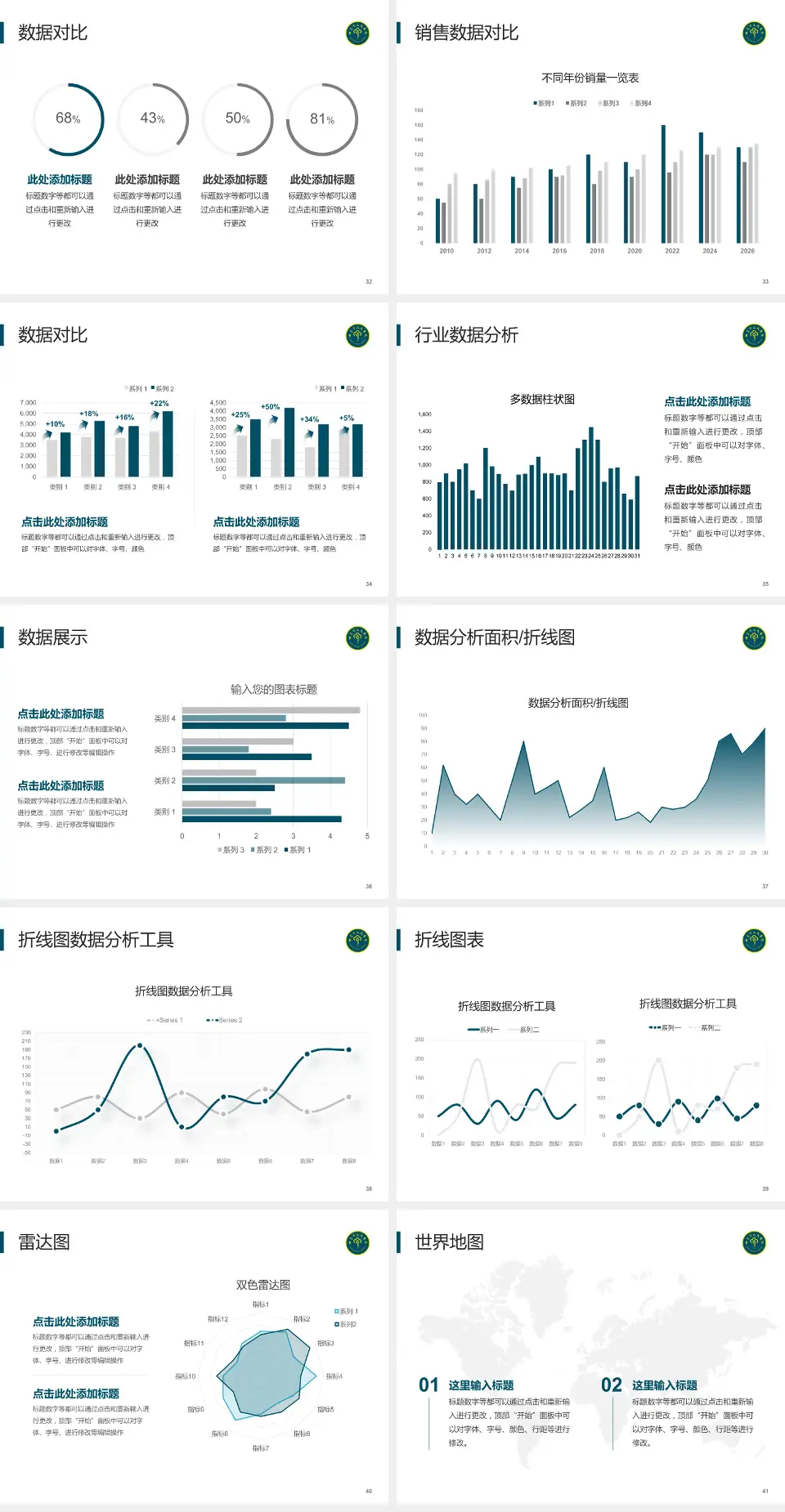 兴义市人民医院会议与研讨会PPT模板4:3格式幻灯片预览图5
