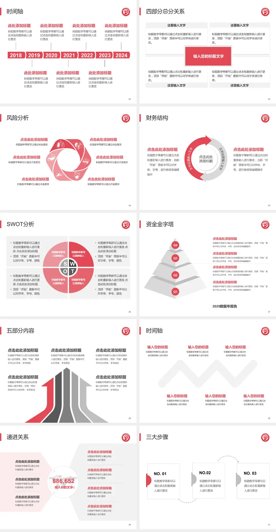 遵义市妇幼保健院中华路院区患者教育与指导PPT模板4:3格式幻灯片预览图4