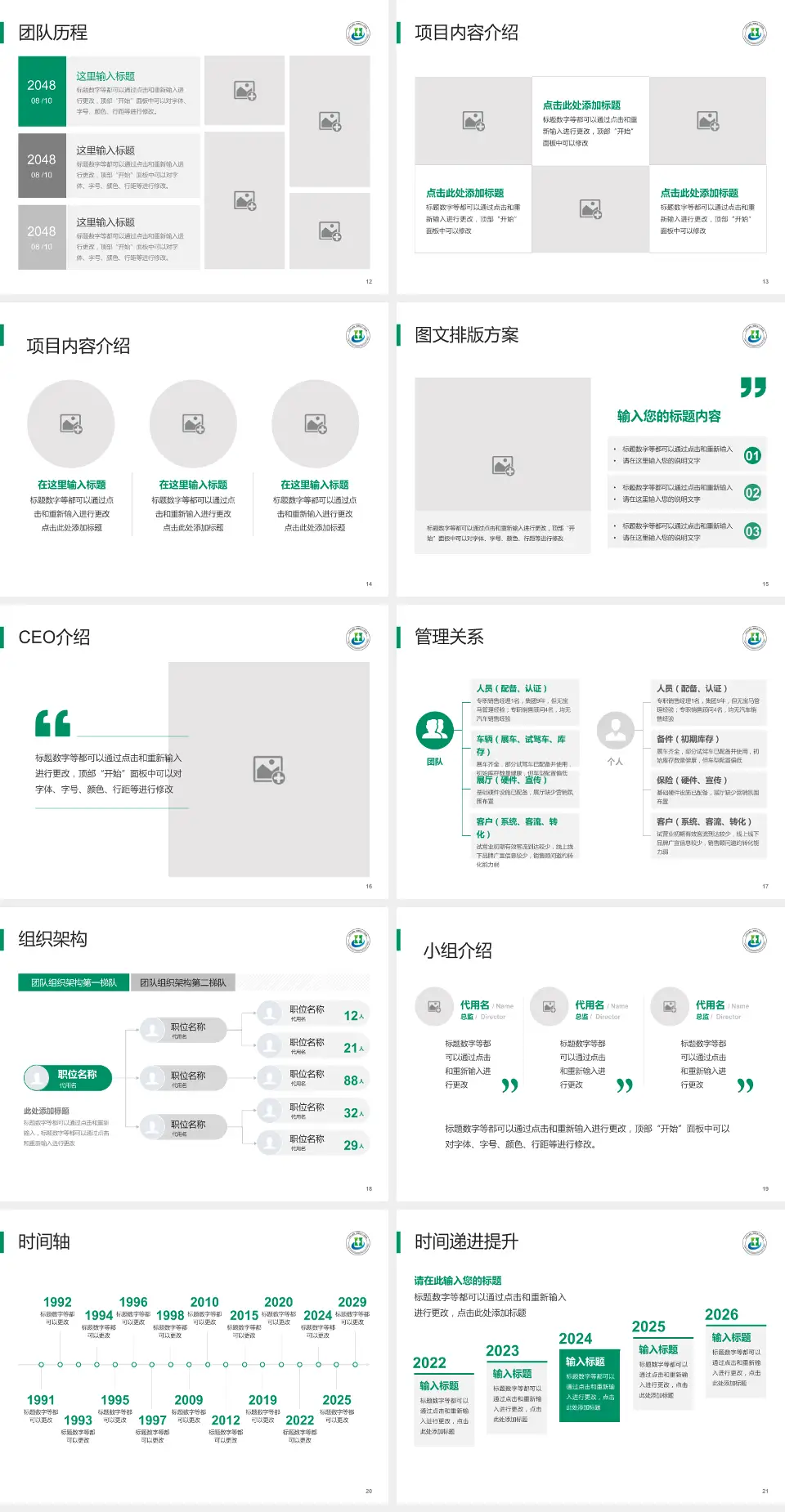 三亚中心医院医院管理报告PPT模板4:3格式幻灯片预览图3