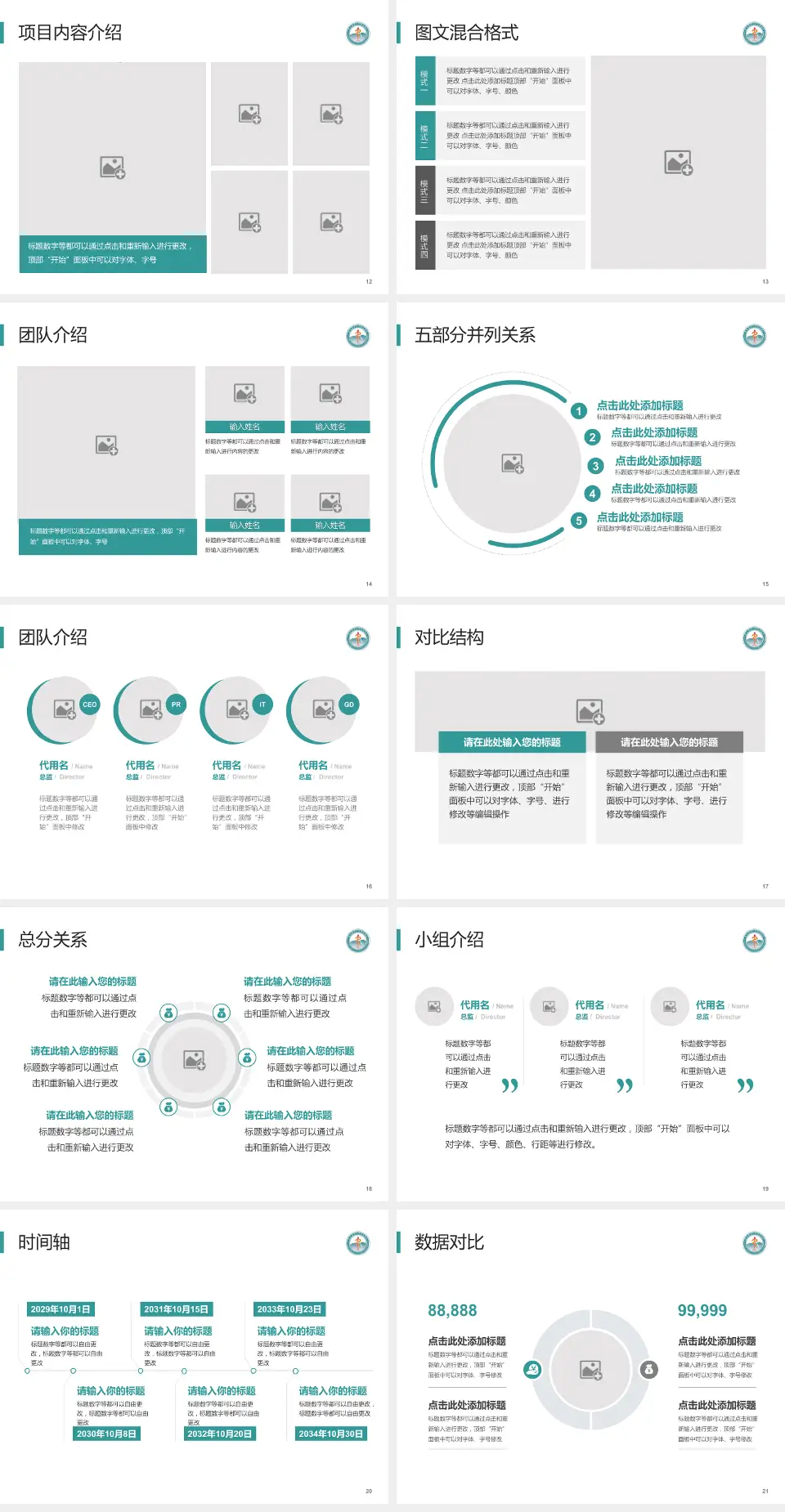 遵义医科大学附属医院医疗知识普及PPT模板4:3格式幻灯片预览图3