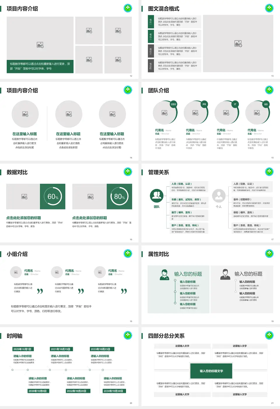 毕节市第一人民医院科室介绍与推广PPT模板16:9格式幻灯片预览图3