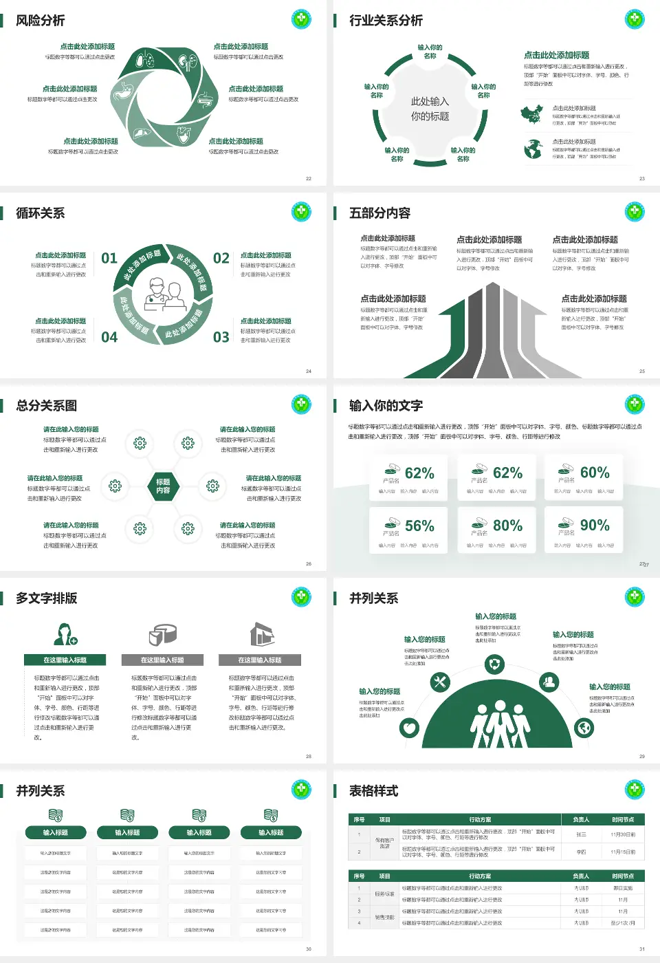 毕节市第一人民医院科室介绍与推广PPT模板16:9格式幻灯片预览图4