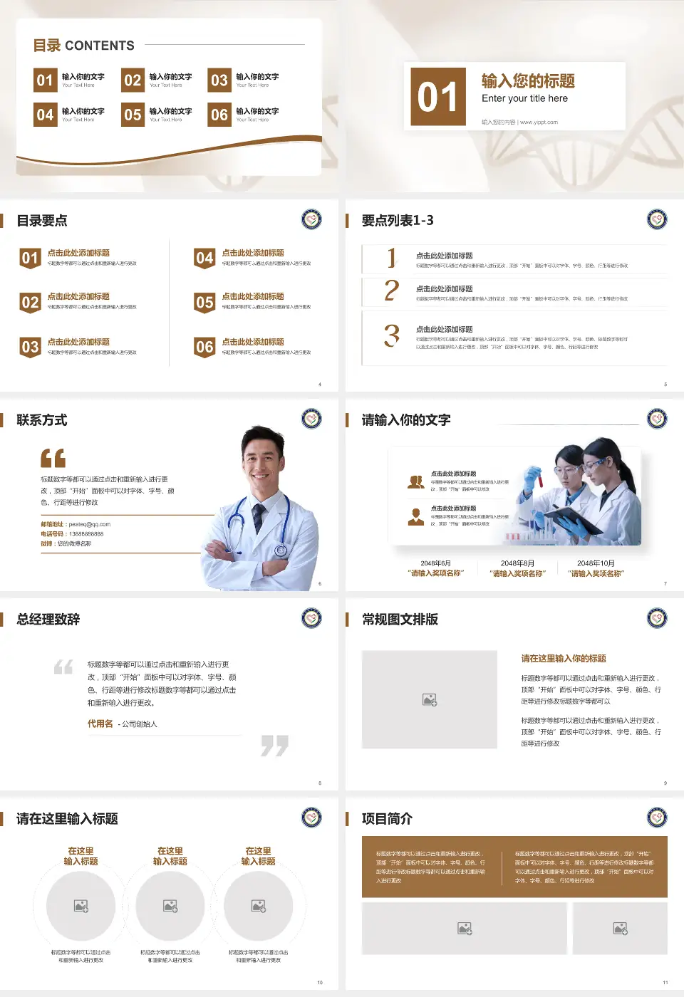 黔南州中医医院项目申请与汇报PPT模板16:9格式幻灯片预览图2