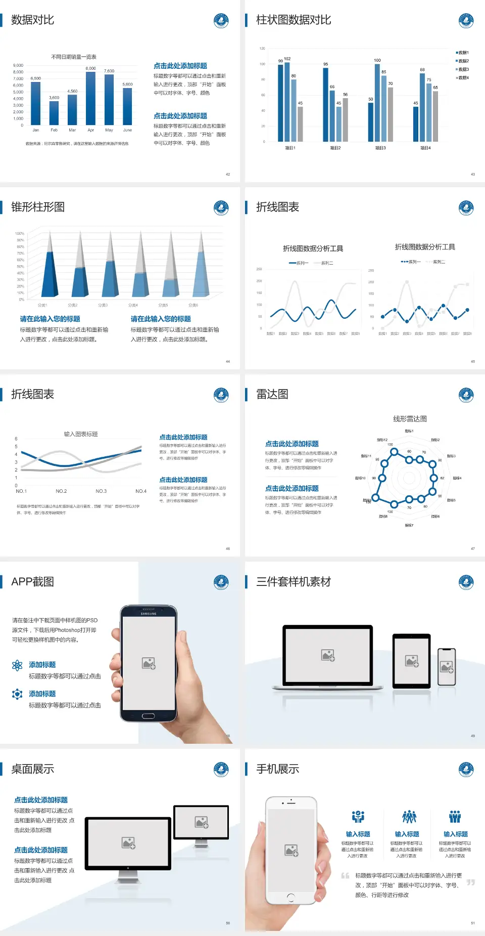 贵阳市妇幼保健院医院管理报告PPT模板4:3格式幻灯片预览图6