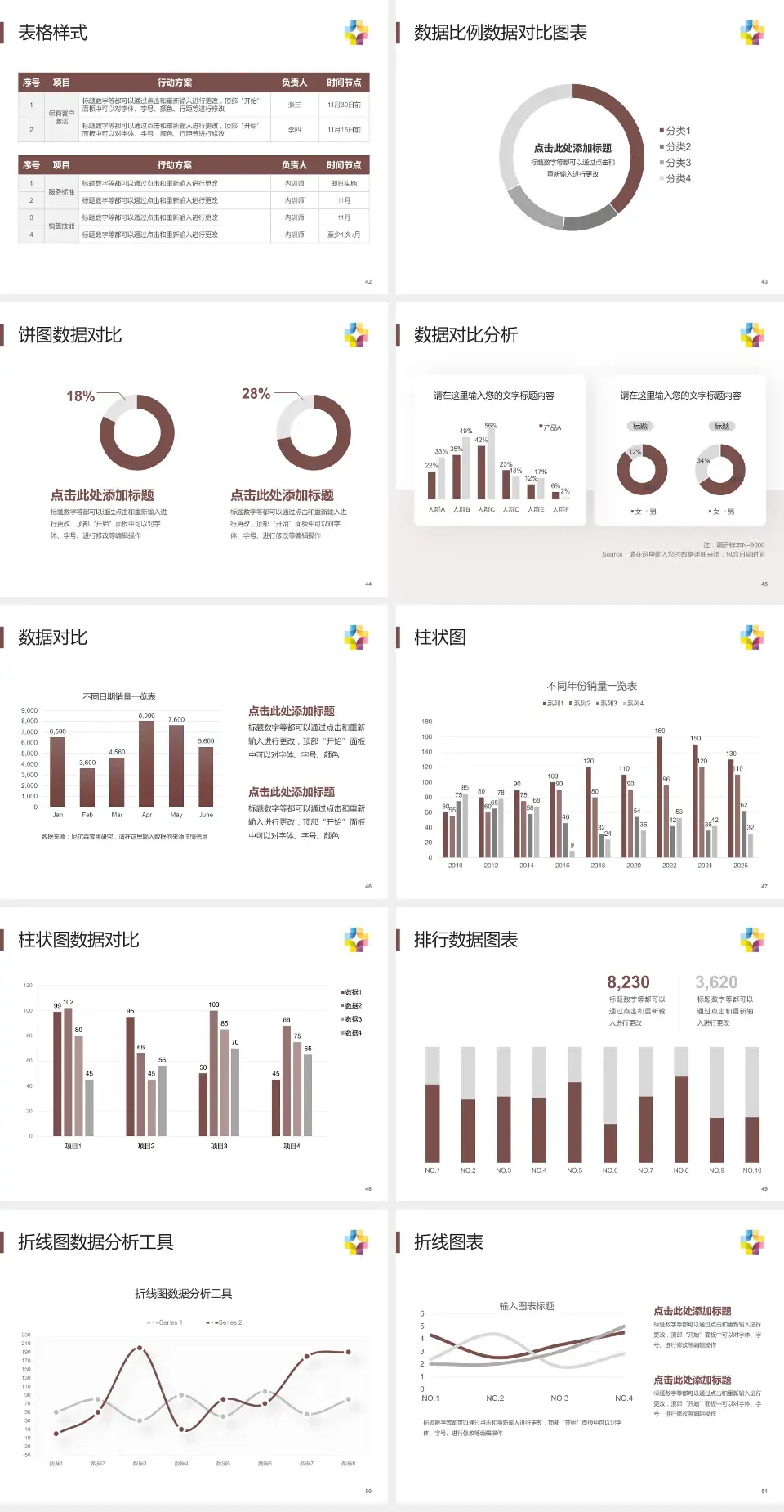 桂林市第五人民医院医院简介/日常通用PPT模板4:3格式幻灯片预览图6