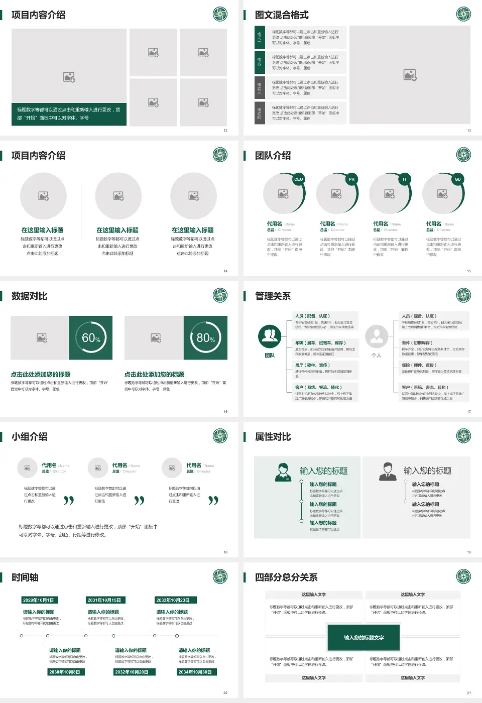 贵州医科大学附属肿瘤医院科室介绍与推广PPT模板16:9格式幻灯片预览图3