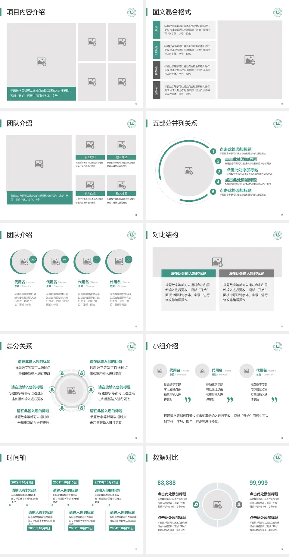 铜仁市人民医院医疗知识普及PPT模板4:3格式幻灯片预览图3