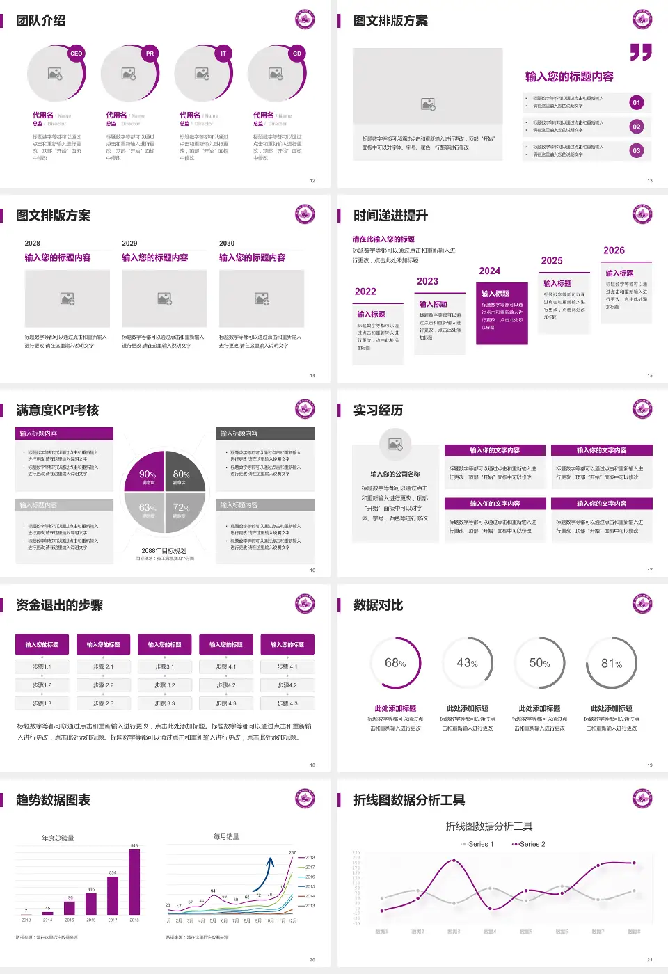 来宾市妇幼保健院培训与教育PPT模板16:9格式幻灯片预览图3