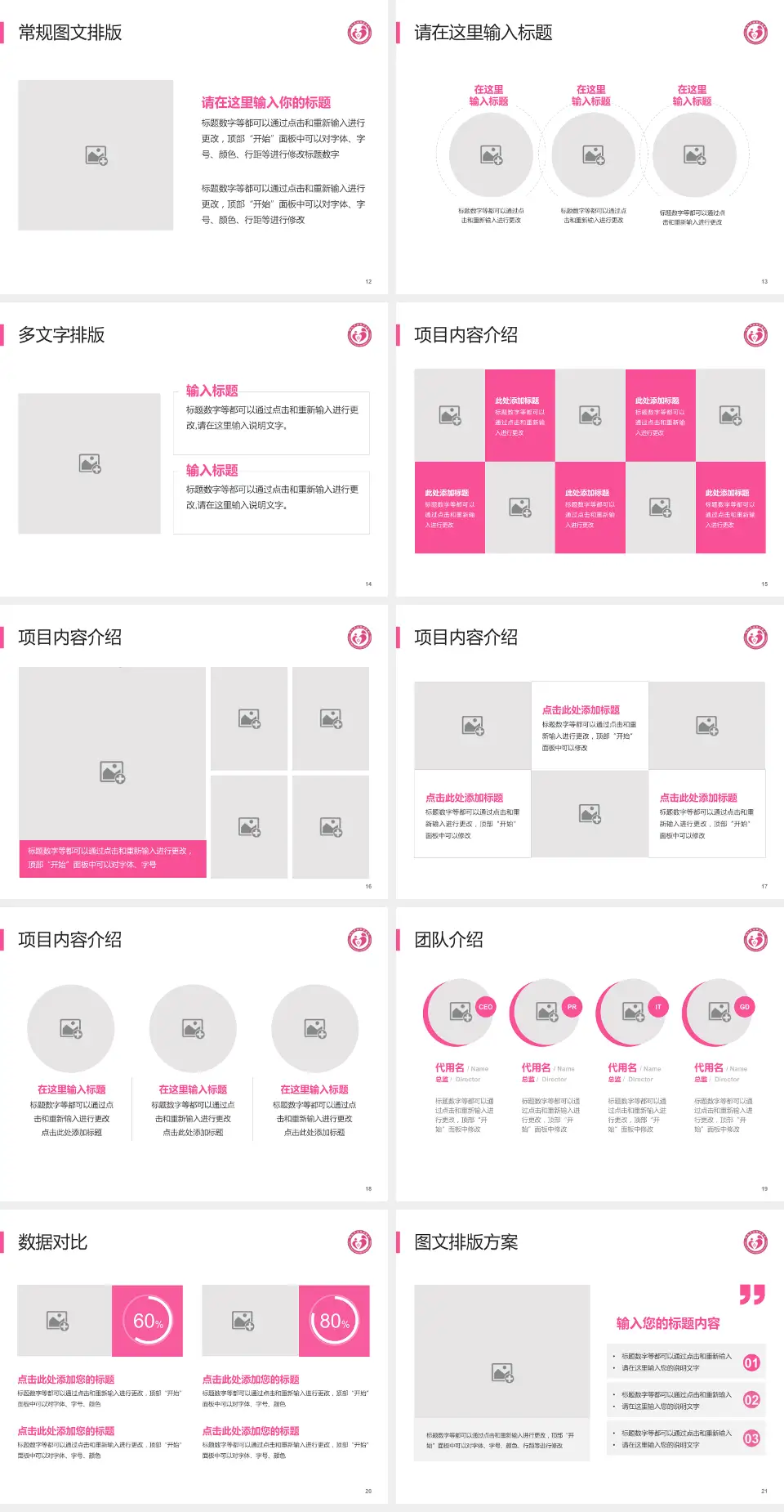 铜仁市妇幼保健院品管圈PDCA演示专用PPT模板4:3格式幻灯片预览图3