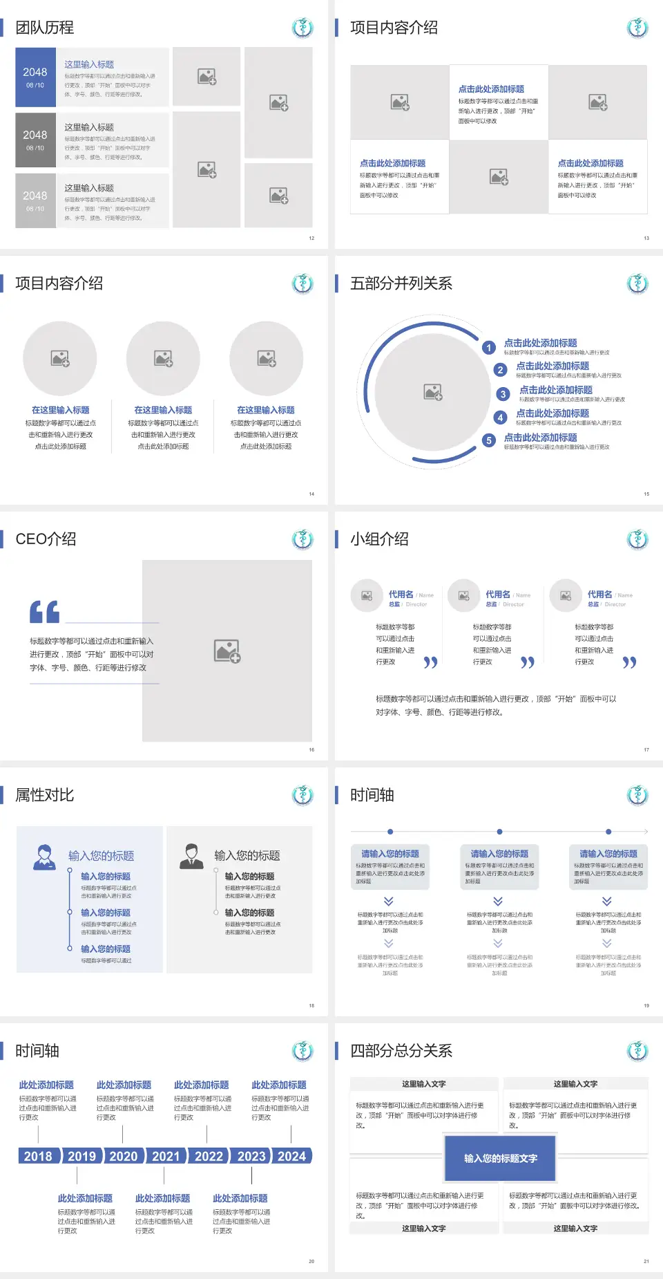 遵义医科大学第二附属医院科研成果展示PPT模板4:3格式幻灯片预览图3