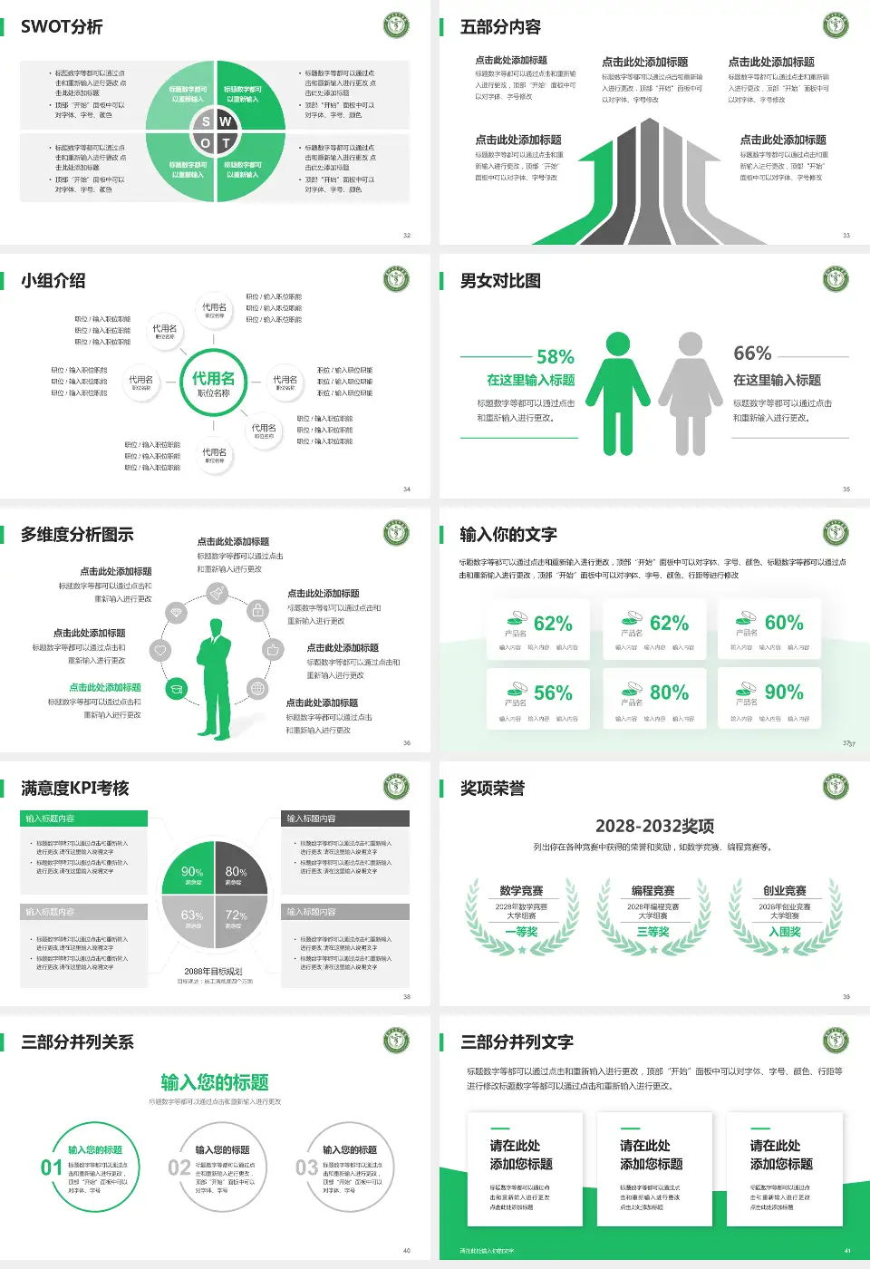 贵州省骨科医院医疗行业比赛专用PPT模板16:9格式幻灯片预览图5