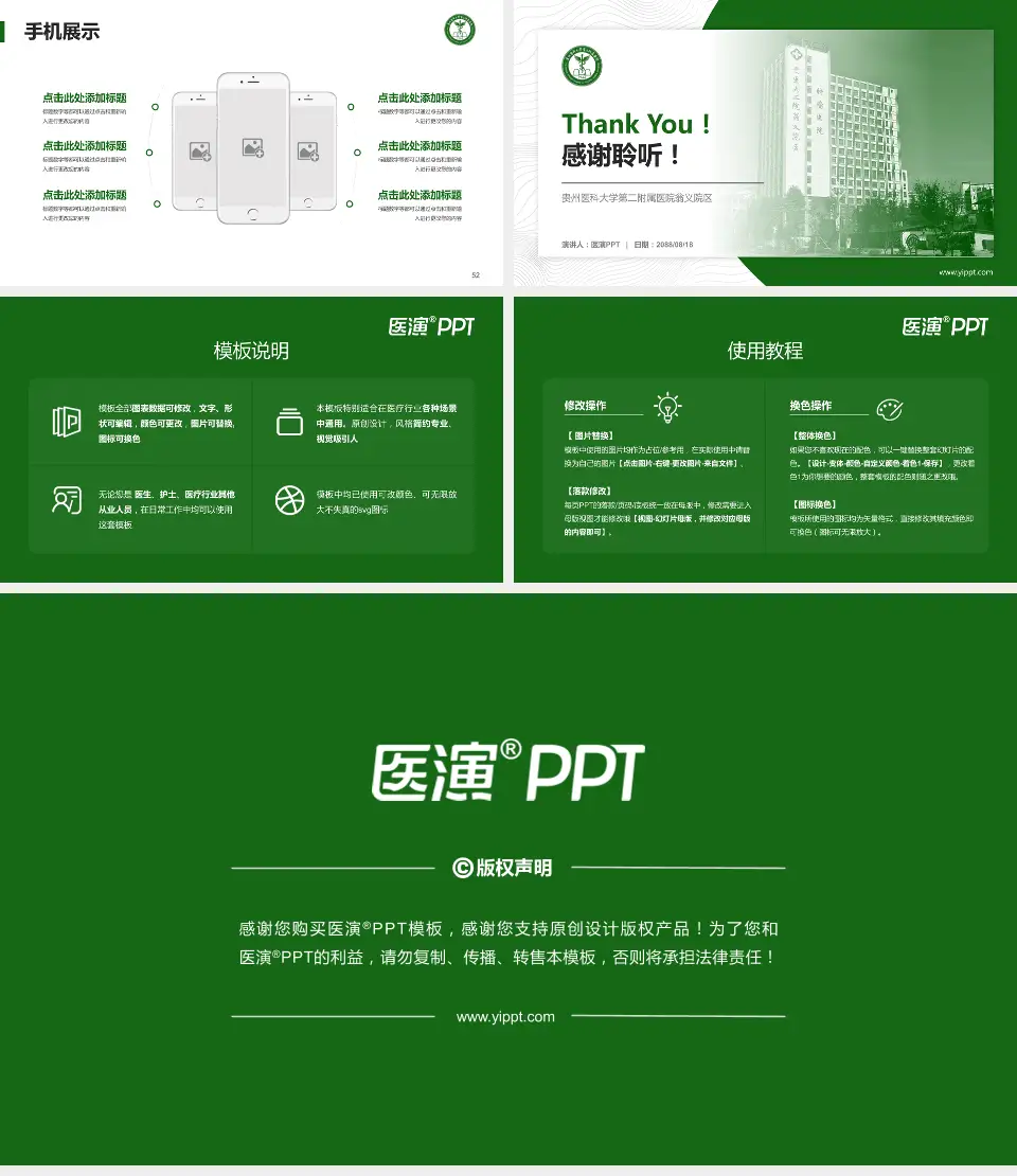 贵州医科大学第二附属医院翁义院区医院管理报告PPT模板16:9格式幻灯片预览图7