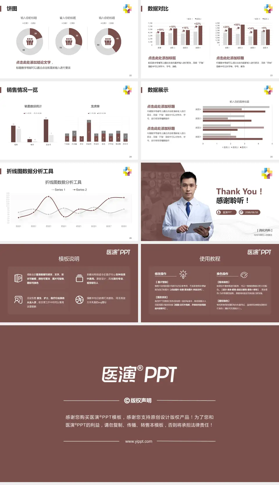 桂林市第五人民医院病例分享与讨论PPT模板16:9格式幻灯片预览图4