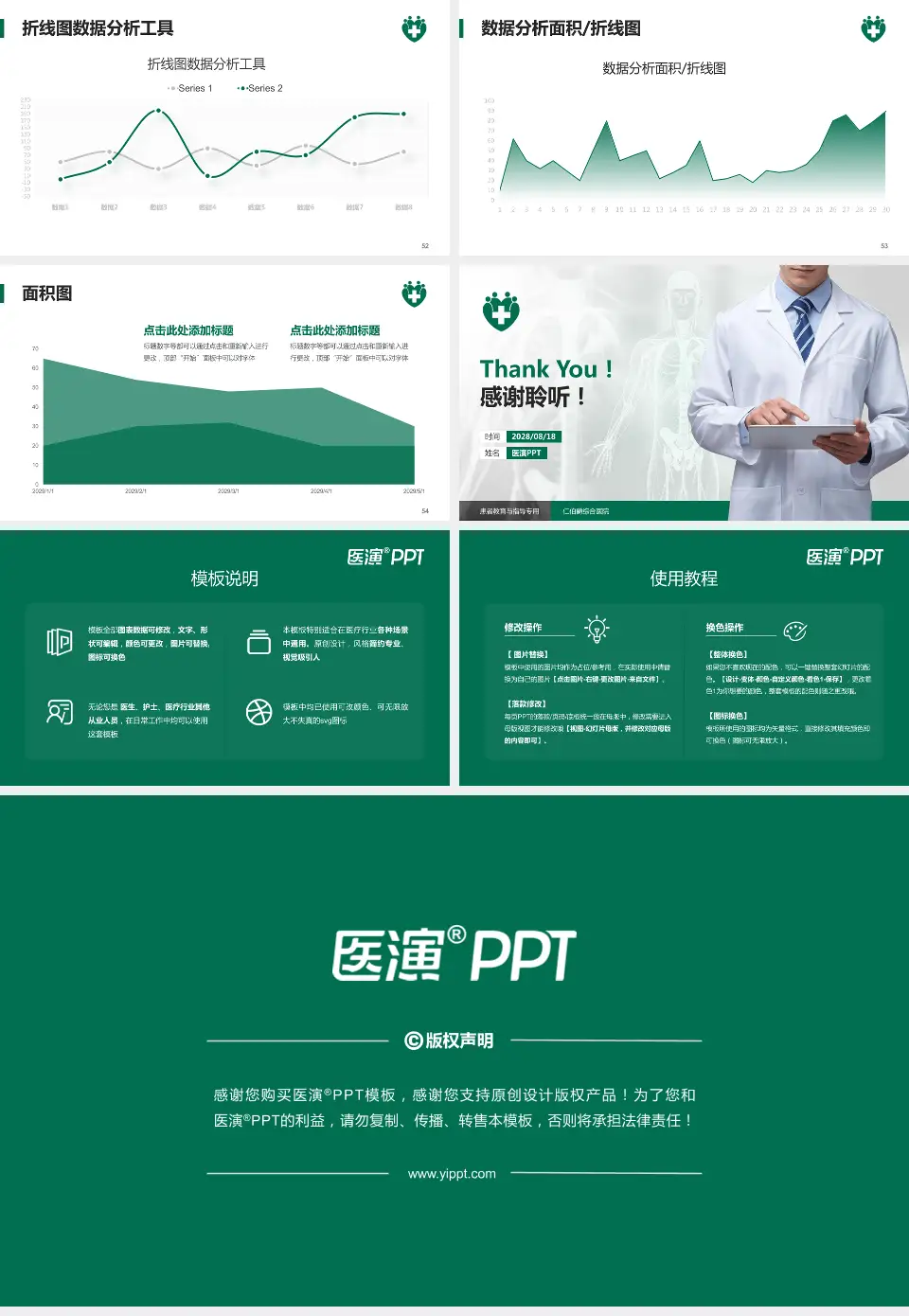 仁伯爵综合医院患者教育与指导PPT模板16:9格式幻灯片预览图7