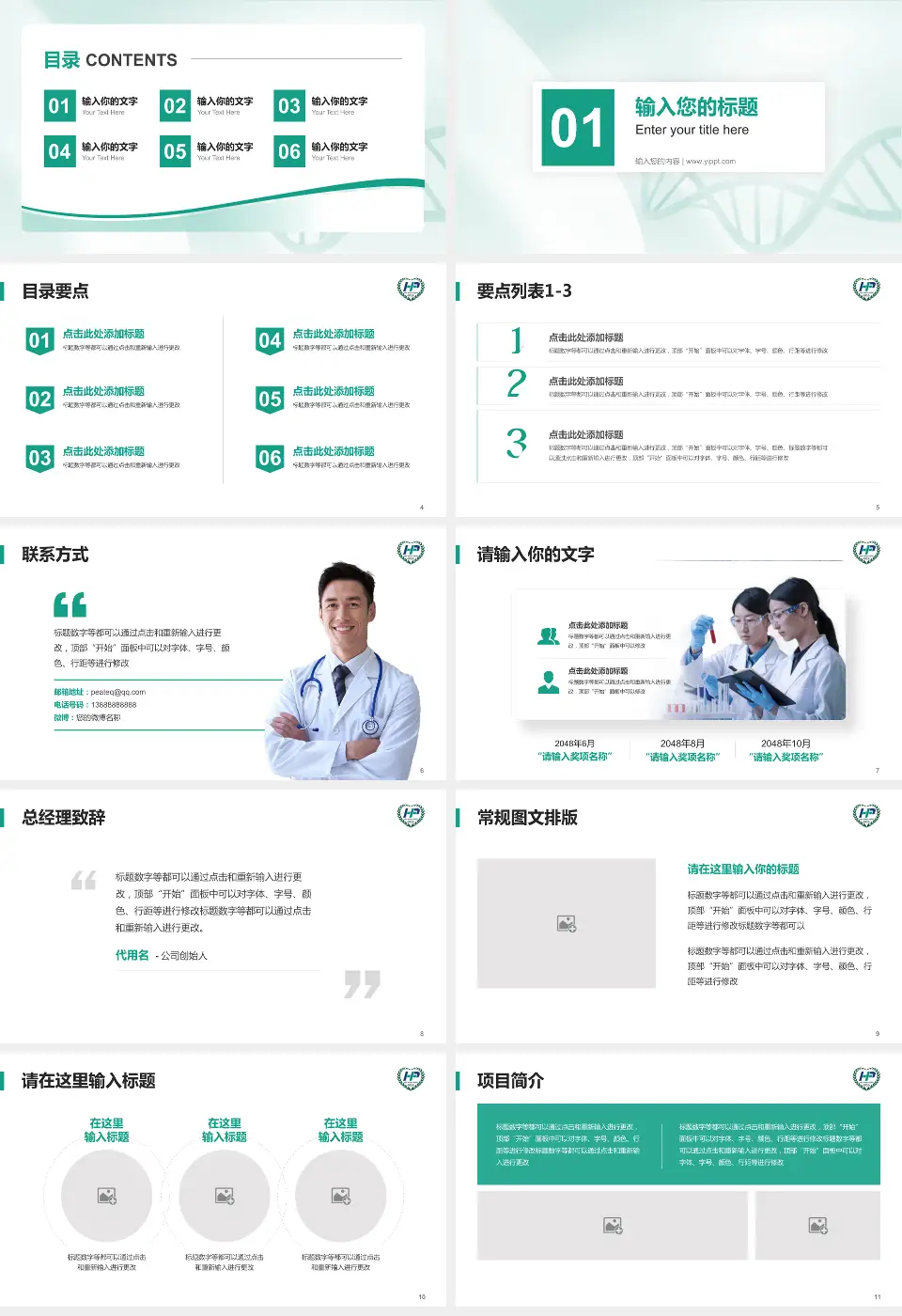 合浦县人民医院项目申请与汇报PPT模板16:9格式幻灯片预览图2