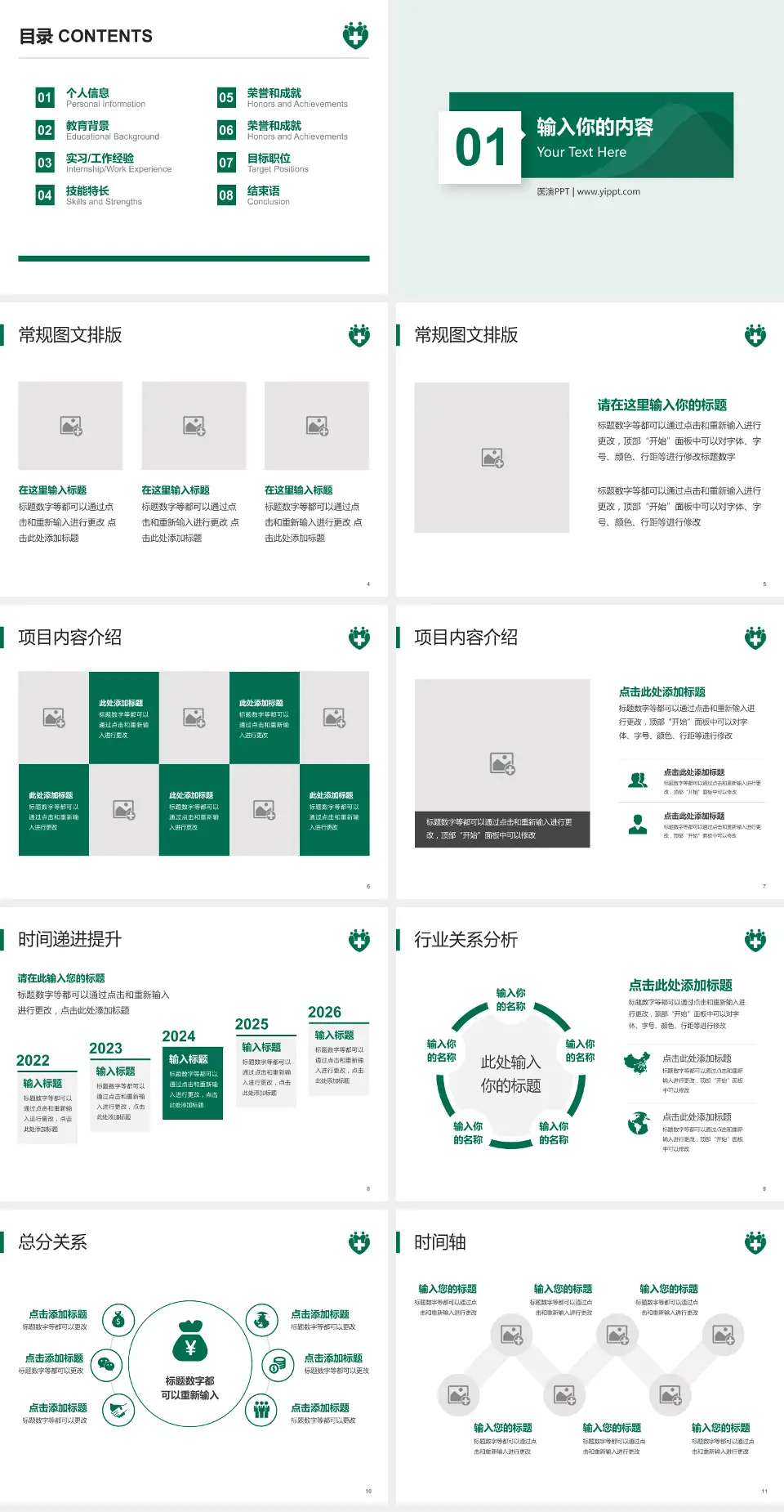仁伯爵综合医院财务与预算报告PPT模板4:3格式幻灯片预览图2