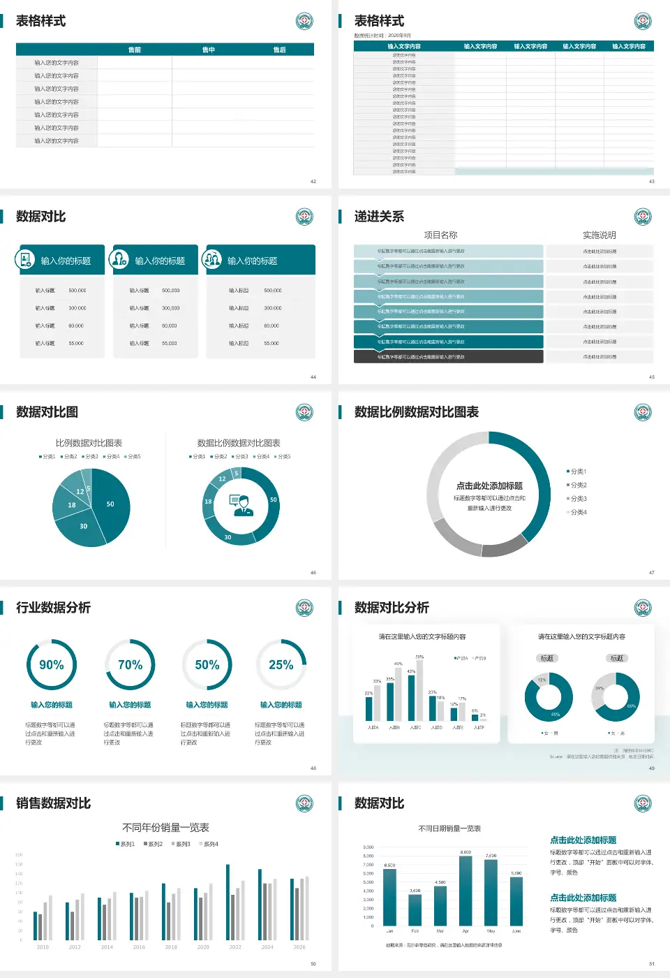 博白县人民医院品管圈PDCA演示专用PPT模板16:9格式幻灯片预览图6