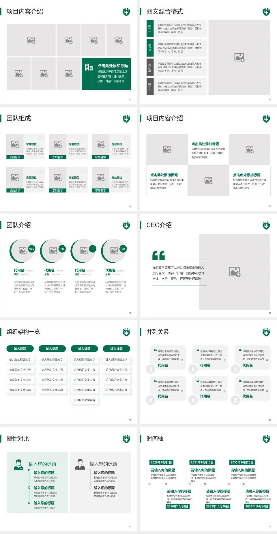 仁伯爵综合医院患者教育与指导PPT模板4:3格式幻灯片预览图3